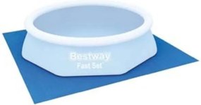 TAPPETO DI SOTTOFONDO QUADRO PER PISCINE FAST SET cm.335x335, Kg.0,975 (art.58001) BESTWAY