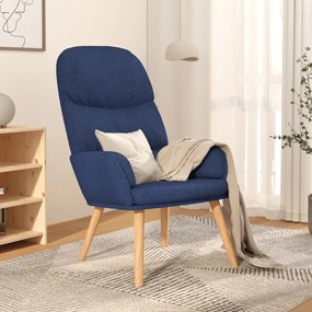Sedia Relax Blu İn Tessuto /