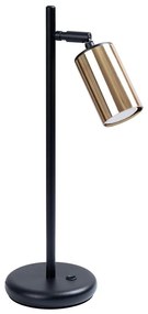 Sollux SL.1389 - Lampada da tavolo WINX 1xGU10/10W/230V nero/oro