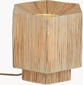 Lampada da tavolo in rafia Panama