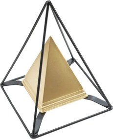 Piramide Gold Con Ferro Cm 15X15X21