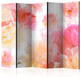 Paravento  Pastel peonies II [Room Dividers]  Colore ---, Dimensioni e Misure 225x172