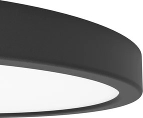 Eglo 901326-LED Plafoniera da bagno FUEVA LED/14,2W/230V Ø 27,8 cm IP44 nero