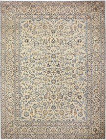Kashan Tappeto 300x400 Beige (Iran) Annodato A Mano