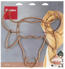 Appendiabiti da parete a forma di bufalo, larghezza 34 cm - Metaltex