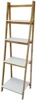 Lila - scaffale in bamboo ed mdf a 4 ripiani