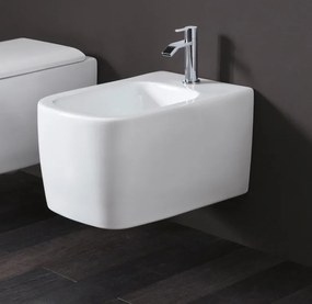 Nic Design Semplice Bidet Sospeso Cm 53x35x29h Bianco Matt