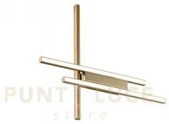 Applique movida/3 oro a led 3000k 1200lm 20w dimmerabile 50x8cm