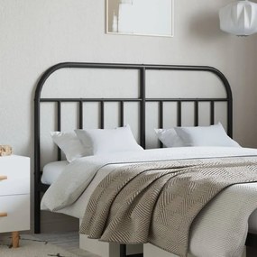 Testiera İn Metallo Nero 140 Cm /