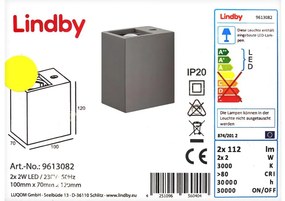 Lampenwelt - Applique a LED CATALEYA 2xLED/2W/230V