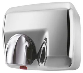 Asciugatore per mani 26x23 cm in acciaio inox, finitura argento