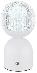 Globo 21007W - Lampada da tavolo LED dimmerabile con funzione Touch JULSY LED/2,5W/3,7V bianco