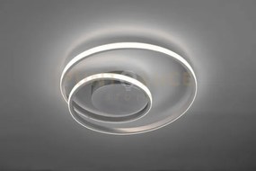 Zibal plafoniera led 22w 2500lm, 3000k spirale alluminio dimmerabil...