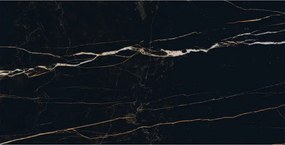 Mexen Flamingo Gres nero smaltato rettificato G1, piastrella pavimento-parete 120 x 60 cm, alta lucentezza - TL215-120-060-00