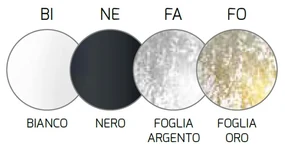 Abatjour Moderno Tray Metallo Bianco Vetro Nero 1 Luce G9