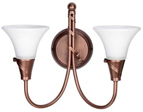 Elstead EM2-COPPER - Applique EMILY 2xE14/40W/230V