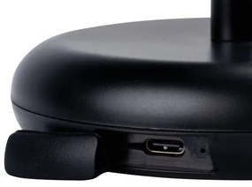 Kanlux 37311 - Lampada ricaricabile dimmerabile FLUXY LED/1,7W/1800 mAh IP44 nero