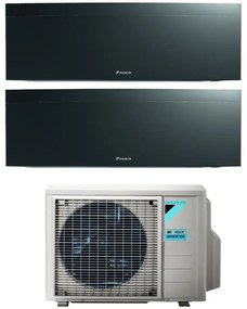 Daikin - Climatizzatore Condizionatore Bluevolution Dual Split Inverter serie emura black iii 7+9 con 2MXM40A R-32 Wi-Fi Integrato 7000+9000 Colore