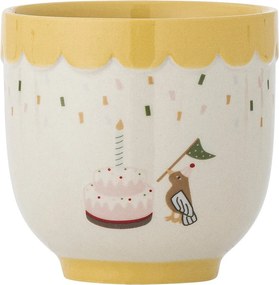 Tazza per bambini gialla e color crema in gres 150 ml Celebrate – Bloomingville Mini