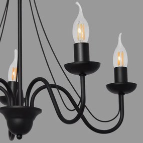 Lampadario a sospensione con filo MALBO II 5xE14/10W/230V