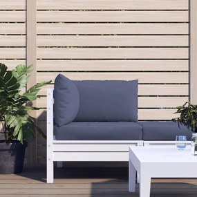 Cuscini Per Pallet 3 Pz Blu Marino İn Tessuto Oxford /