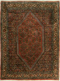 Bidjar Tappeto persiano 100 x 80 Rosso (Iran) Annodato A Mano