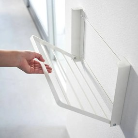 Mensola da bagno da parete bianco opaco in acciaio Tower – YAMAZAKI