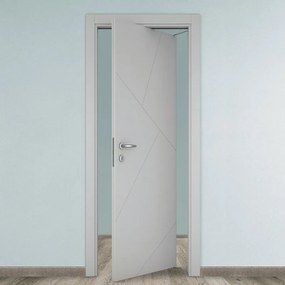 Porta rototraslante Oblique grigio L 70 x H 210 cm destra