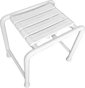 Sgabello da bagno bianco