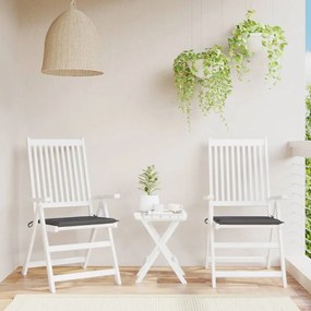 Cuscini Per Sedia 2 Pz Antracite 40x40x3 Cm İn Tessuto Oxford /
