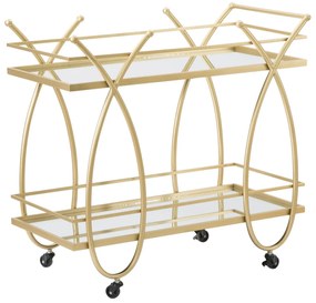 Carrello Elegante Ribbon 80x40x75 cm