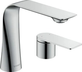 Miscelatore lavabo M bocca 148 mm 2 fori maniglia a leva senza scarico Cromo D1 D11120002010 Duravit