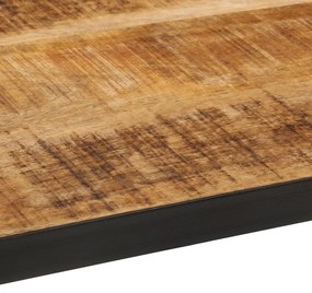 Tavolo da Pranzo 110x110x76 cm in Legno Massello di Mango