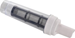 Aspirapolvere per Piscina Portatile Ø6x106-162 cm con Asta a 3 Livelli Blu e Bianco...