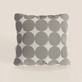 Dot cuscini geometrici disponibile in diversi colori in tessuto Idrorepellente grigio