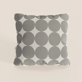 Dot cuscini geometrici disponibile in diversi colori in tessuto Idrorepellente grigio