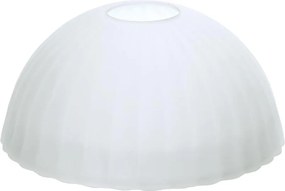 Vetro di ricambio universale ROCCA per E27, Ø 17 cm, bianco