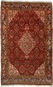 Bidjar Tappeto persiano 230 x 140 Rosso (Iran) Annodato A Mano