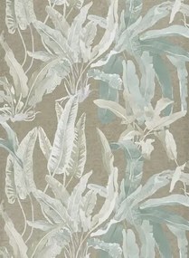 Tapete Benmore von Nina Campbell - Eau de Nil/ Gilver
