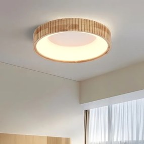 Brilagi - Lampada da soffitto LED FALCON WOOD MODERN LED/30W/230V Ø 45 cm legno