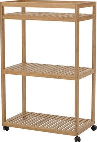Scaffale mobile in bambù 55x85 cm Aden - Bloomingville