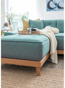 Divano letto angolare turchese (angolo destro/"U") Dazzling Daisy - Miuform