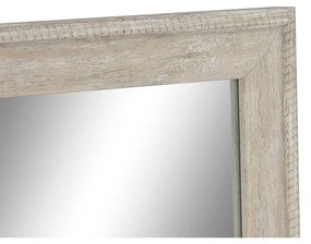 Specchio da parete Home ESPRIT Bianco Marrone Beige Grigio Cristallo polistirene 36 x 2 x 95,5 cm (4 Unità)