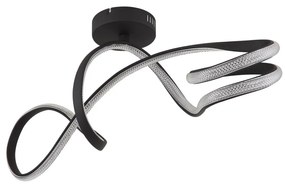 Globo 67341DS - Lampadario a plafone LED SWIRL LED/30W/230V nero