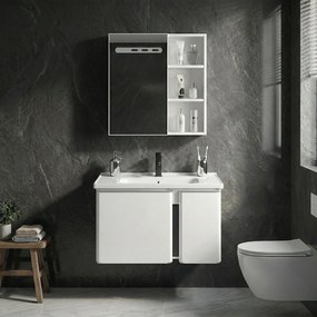 Set di mobili da bagno con lavabo Tula 60cm White
