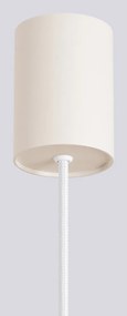 Lampadario color crema con paralume in vetro ø 12 cm Orbital – Sollux