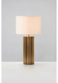 Markslöjd 108669 - Lampada da tavolo HASHIRA 1xE27/40W/230V bianco/ottone