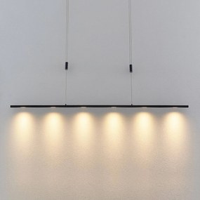 Lucande Stakato LED sospensione 6 luci 140 cm