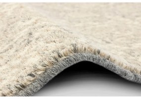 Tappeto in lana beige 133x180 cm William - Agnella