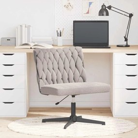 Sedia Da Ufficio Girevole Riccio Grigio Chiaro Effetto Lana /